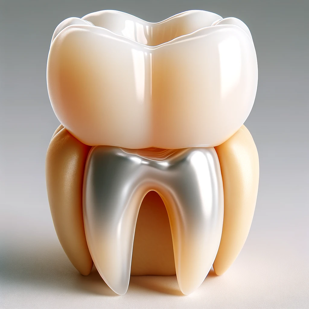 Keramik bestehenden Krone