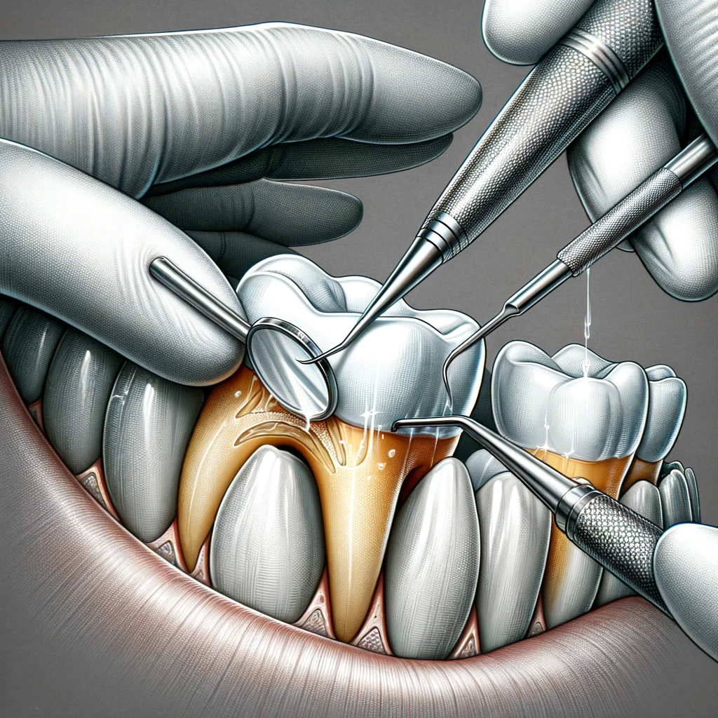 proffesional tooth cleaning